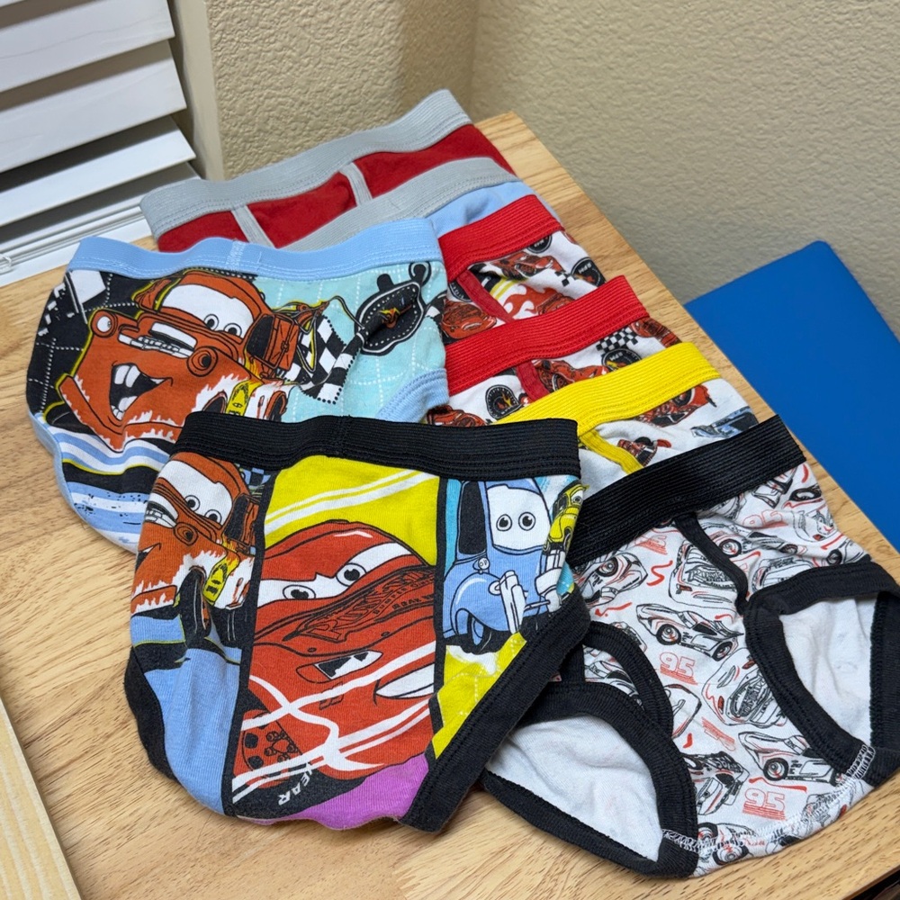 Disney Cars Underwear 4T Bundle